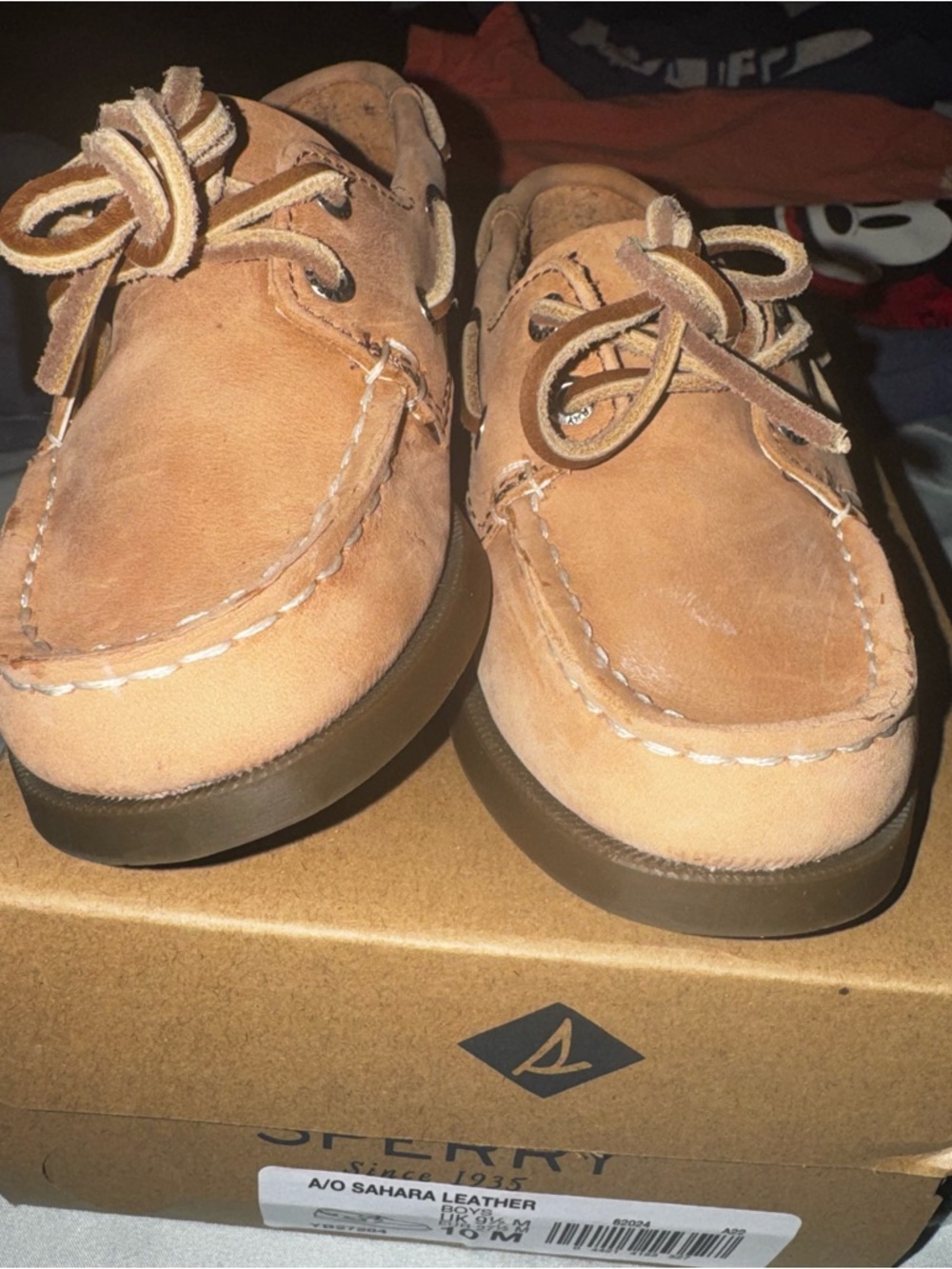 Sperry Men’s A/O Sahara Suede Boat Shoes - Light Brown